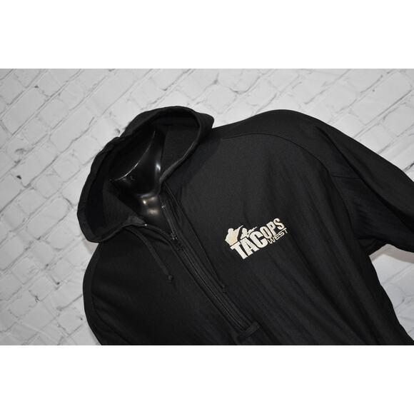 Tru-Spec Tactical Jacket Mens Size XL Black Polyester Blend Full Zip TAC OPS - Picture 1 of 8